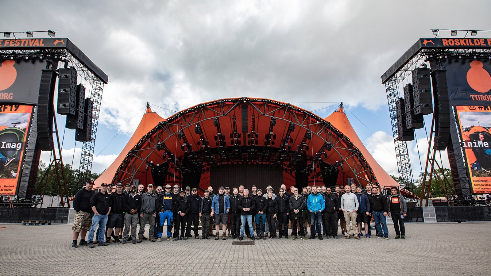 Meyer Sound, Bright Group, and Roskilde Festival Technical Crew