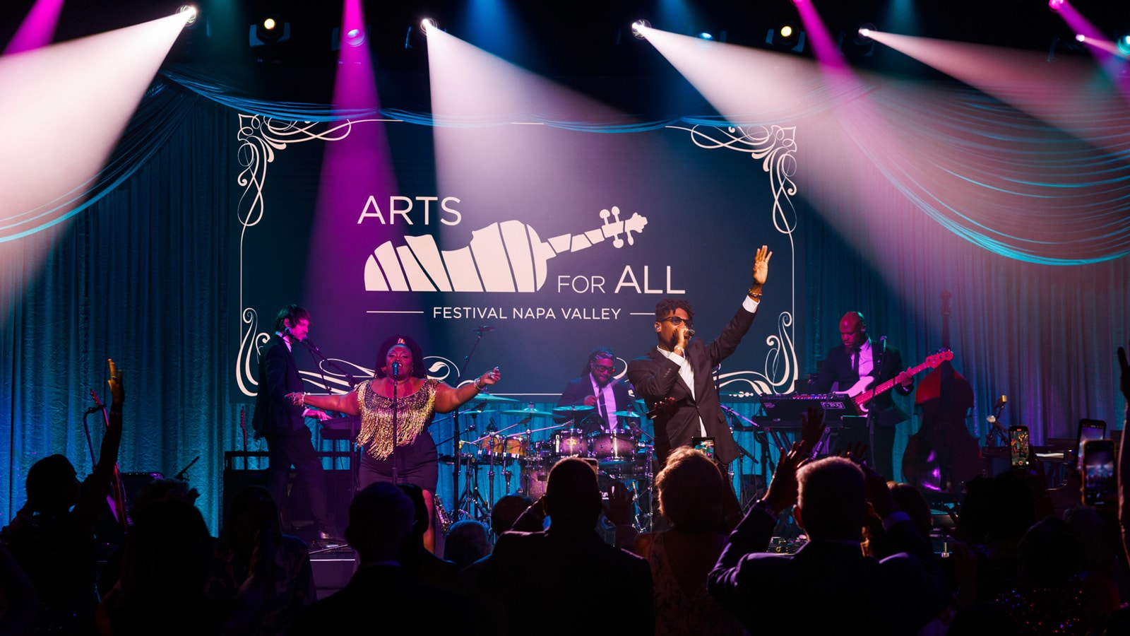 Jon Batiste's headline performance at the Arts for All Gala held at Nickel & Nickel Winery