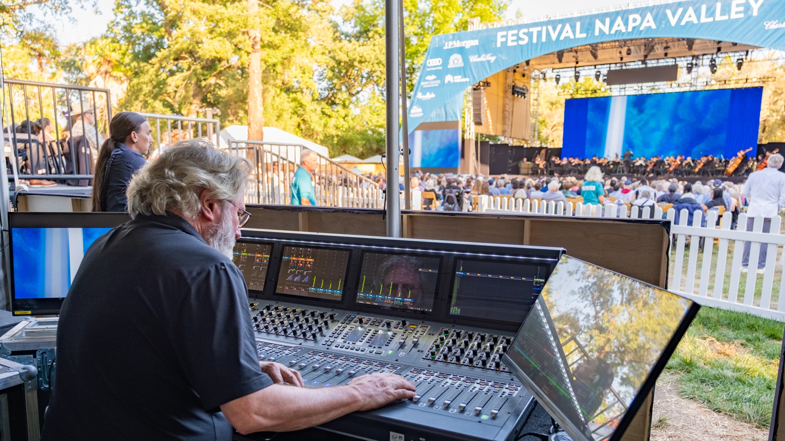 Festival Napa Valley FOH Engineer Brad Madix