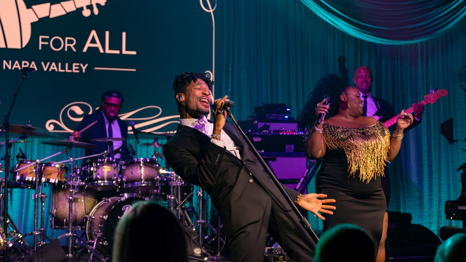 Jon Batiste's headline performance at the Arts for All Gala held at Nickel & Nickel Winery