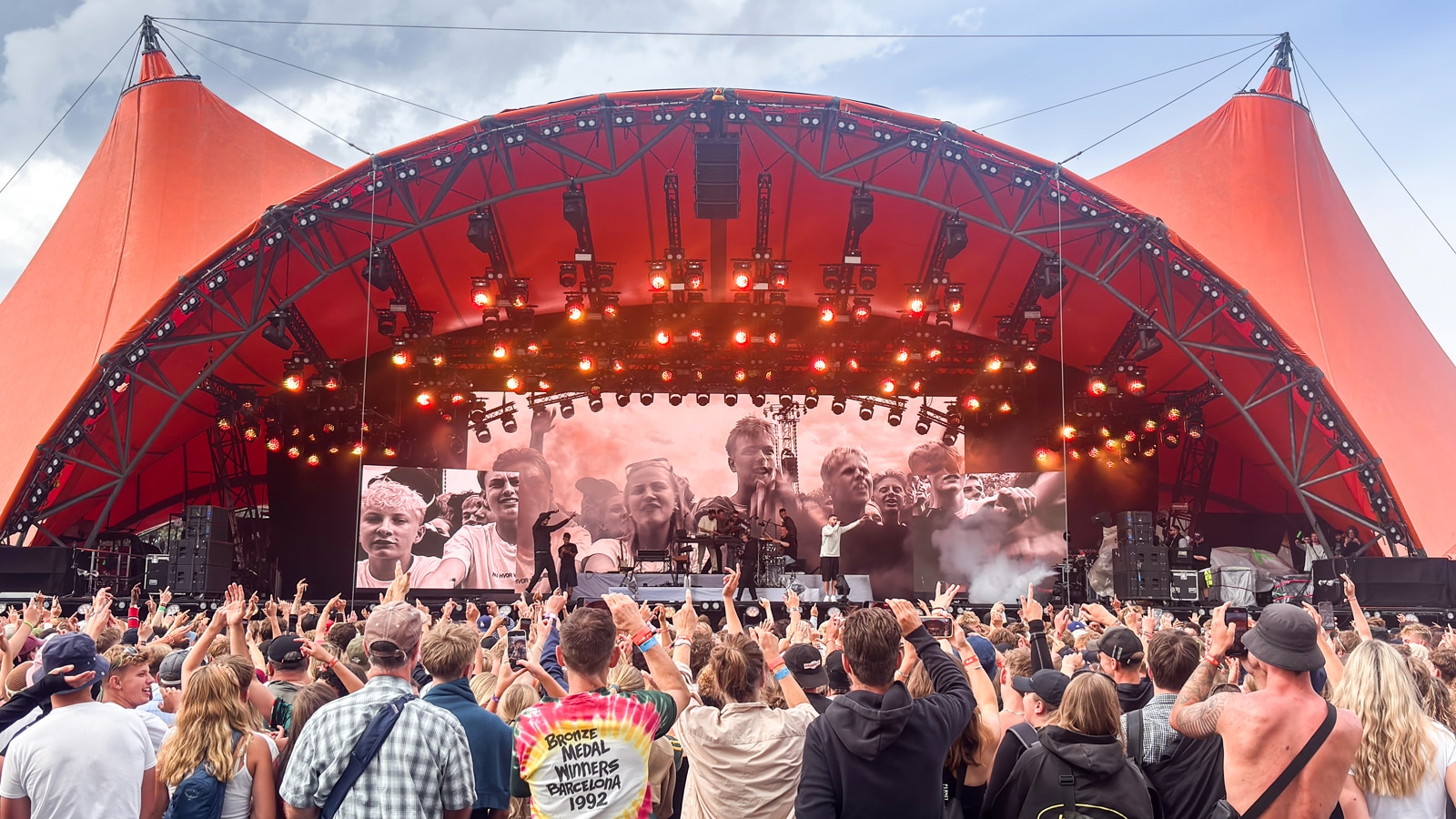 Meyer Sound PANTHER and 2100-LFC Power Orange Stage at Roskilde Festival 2025