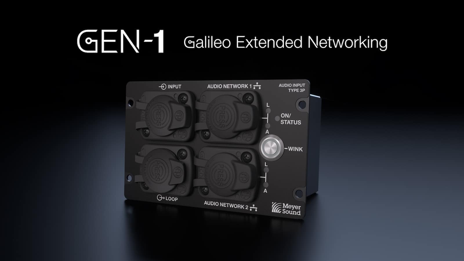 Meyer Sound Introduces GEN-1 Technology for Networked Loudspeakers